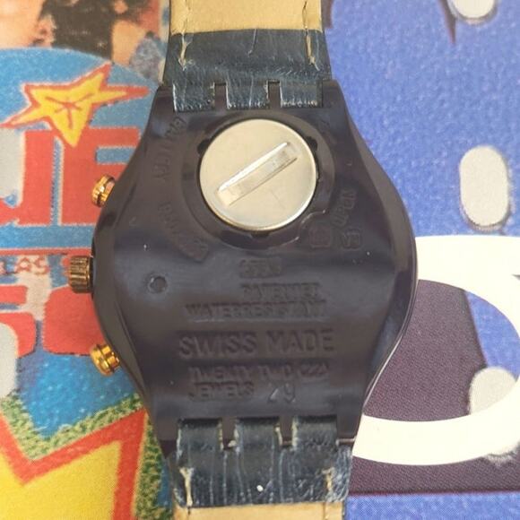 Swatch watch TIMELESS ZONE SCN104 1994l2 Chronograph New old stock - Picture 6 of 7